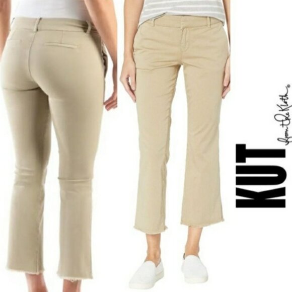 NWT Kut From The  Kloth Stella Kick Flare Trousers - Picture 1 of 4